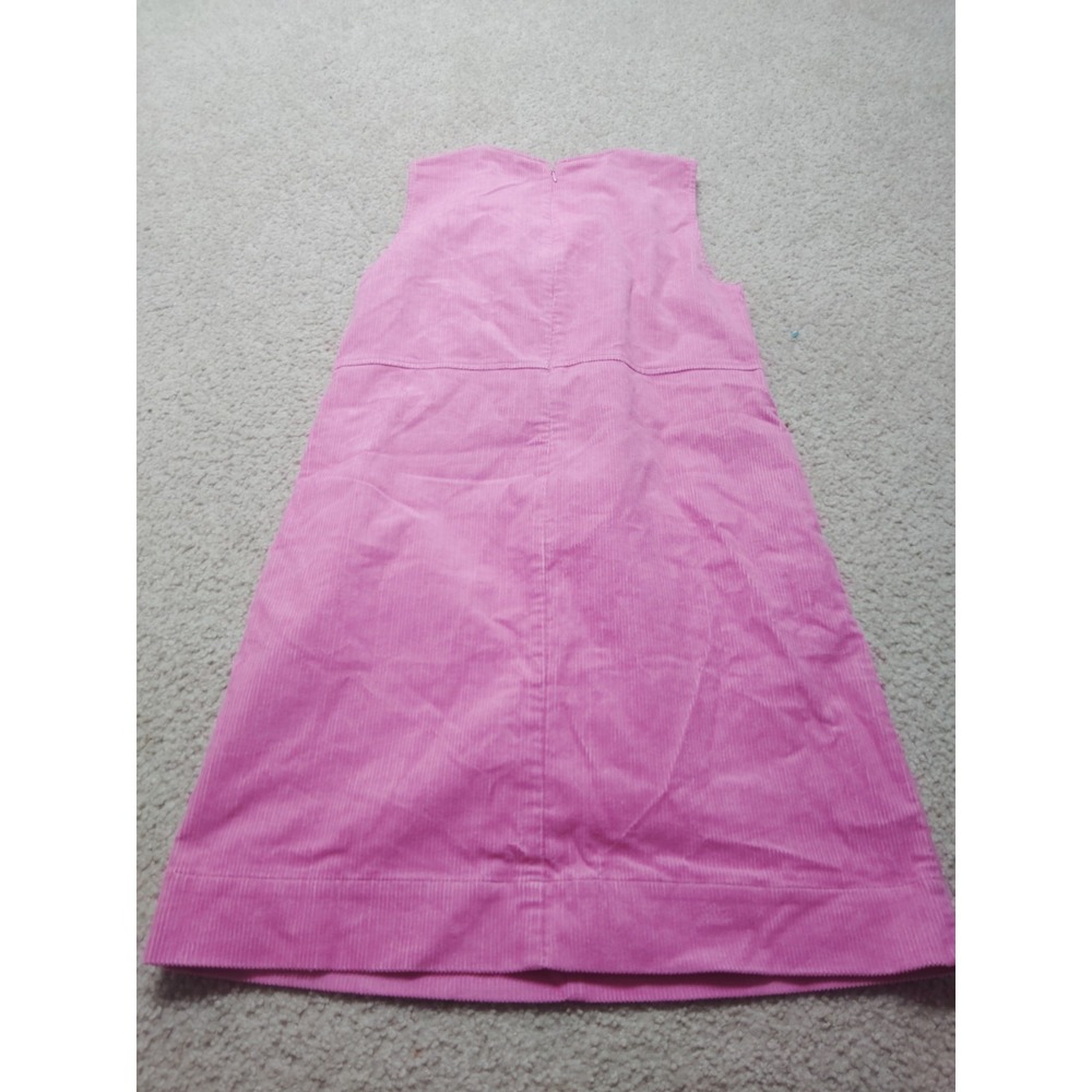 Boden Pia Cord Shift Dress Womens 10P Pink Sleeveless Jumper Pinafore Preppy - Picture 2 of 6
